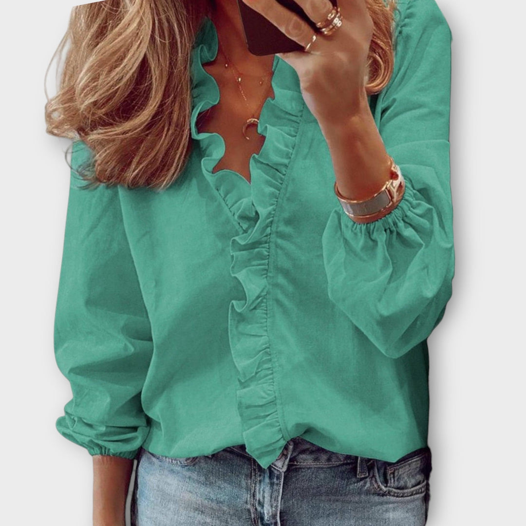 Jamie | Elegant Ruffled Blouse