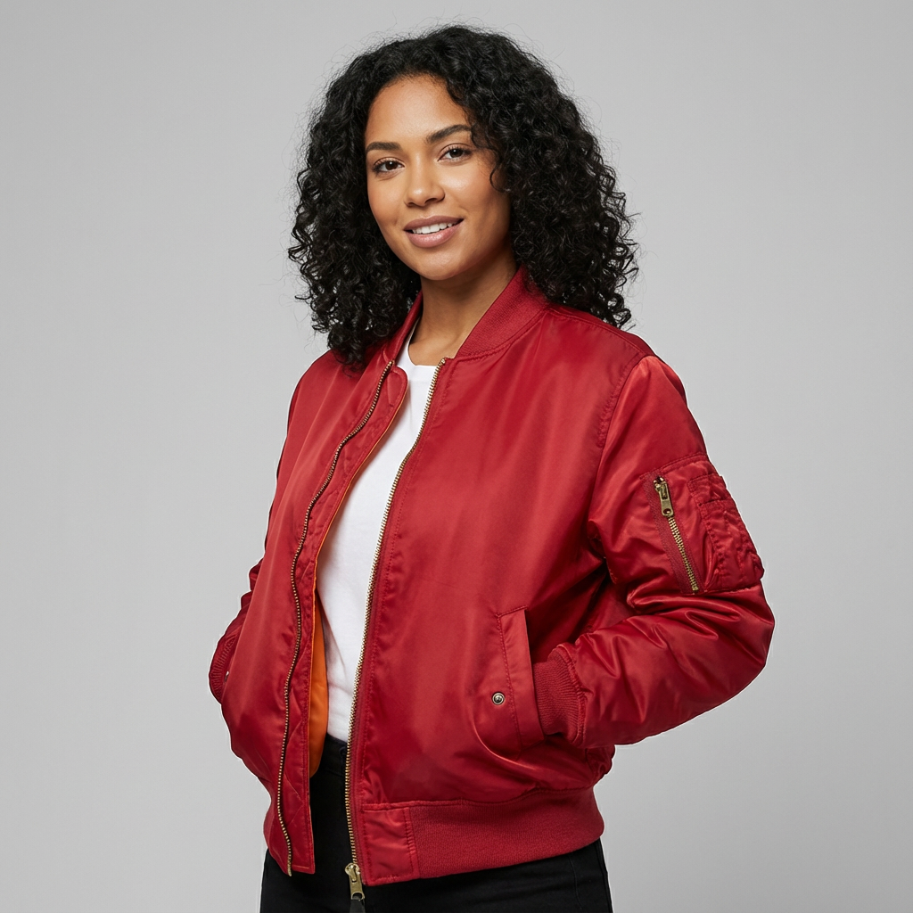 Julia | Classic Bomber Jacket