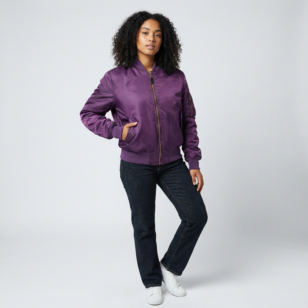 Julia | Classic Bomber Jacket