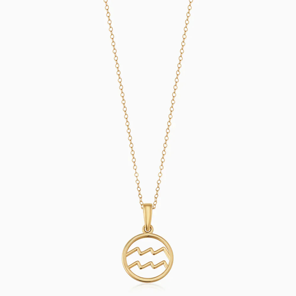 Jamie | Zodiac Sign Necklace 18k Gold