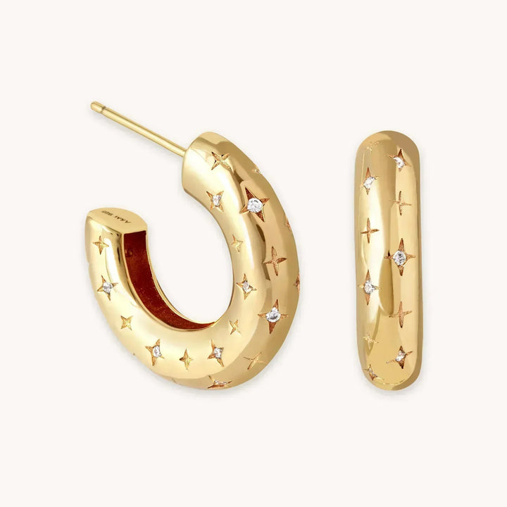 Jamie | Star Earrings 18k Gold
