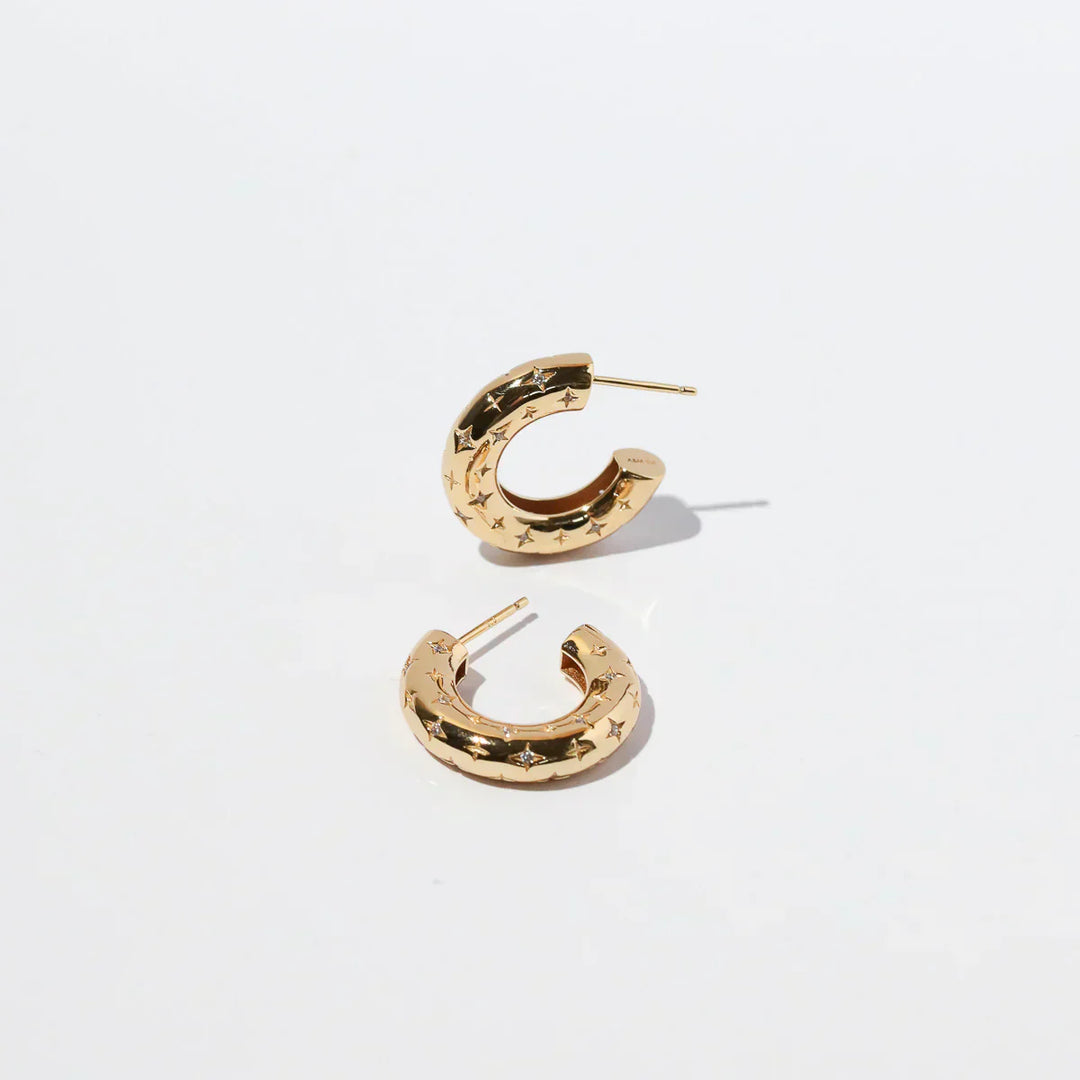 Jamie | Star Earrings 18k Gold