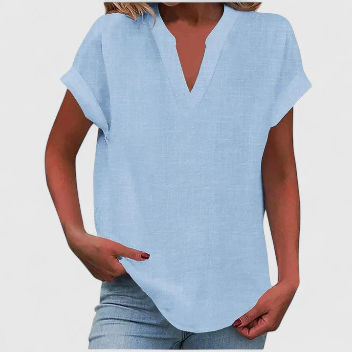 Jamie | Comfortable V-Neck Blouse