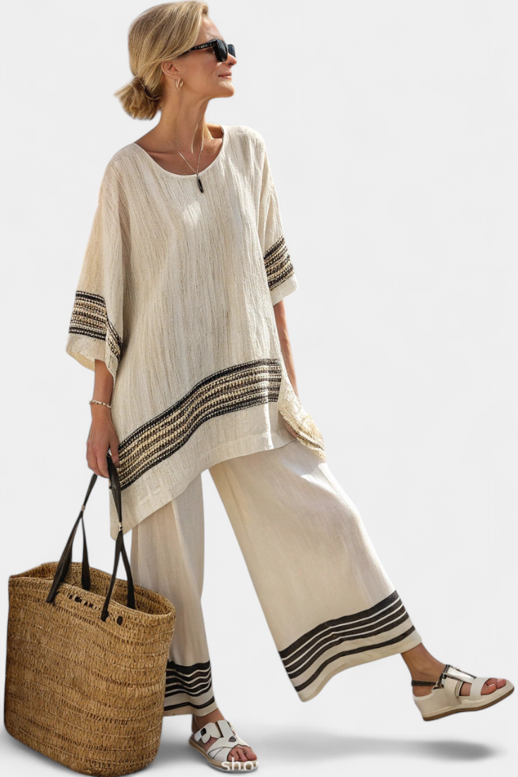 Jamie | Elegant Striped Set.