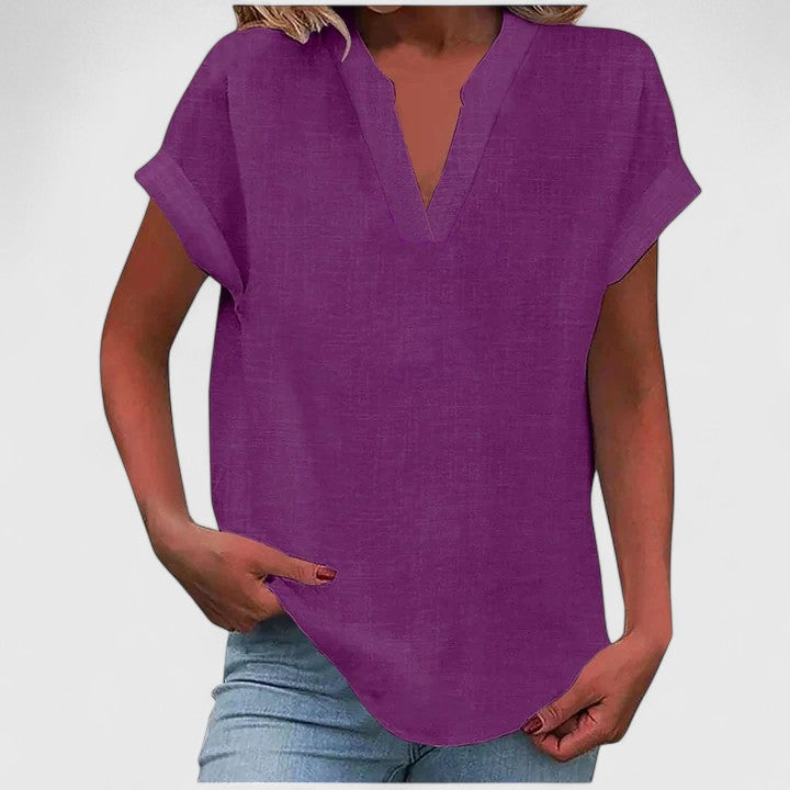 Jamie | Comfortable V-Neck Blouse