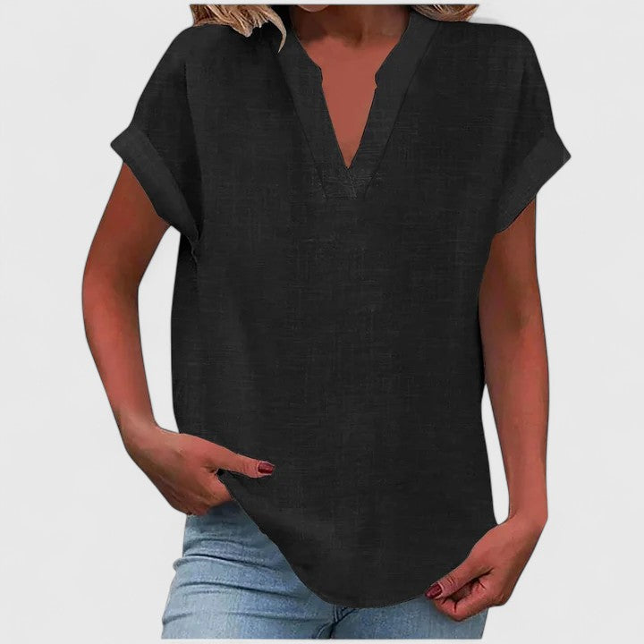 Jamie | Comfortable V-Neck Blouse