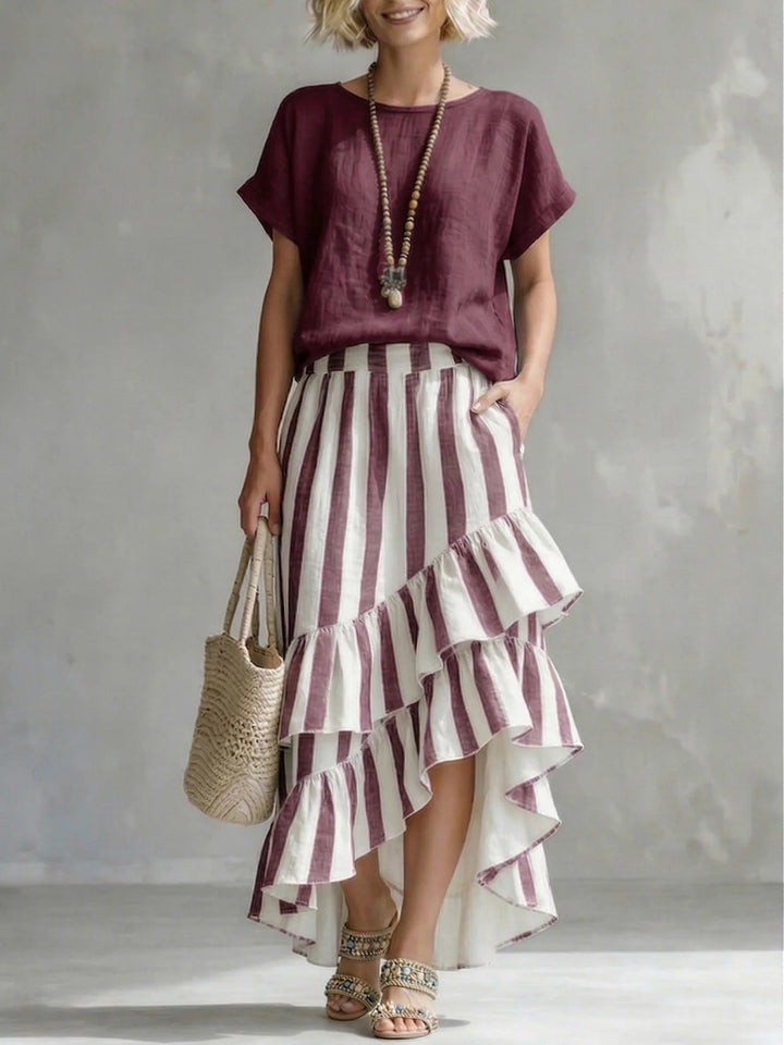 Grace | Effortless Chiffon Halter Maxi