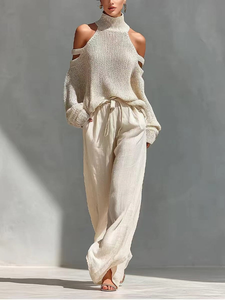 Elaine | Effortless Knit & Relaxed Pant Set