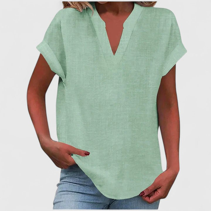 Jamie | Comfortable V-Neck Blouse