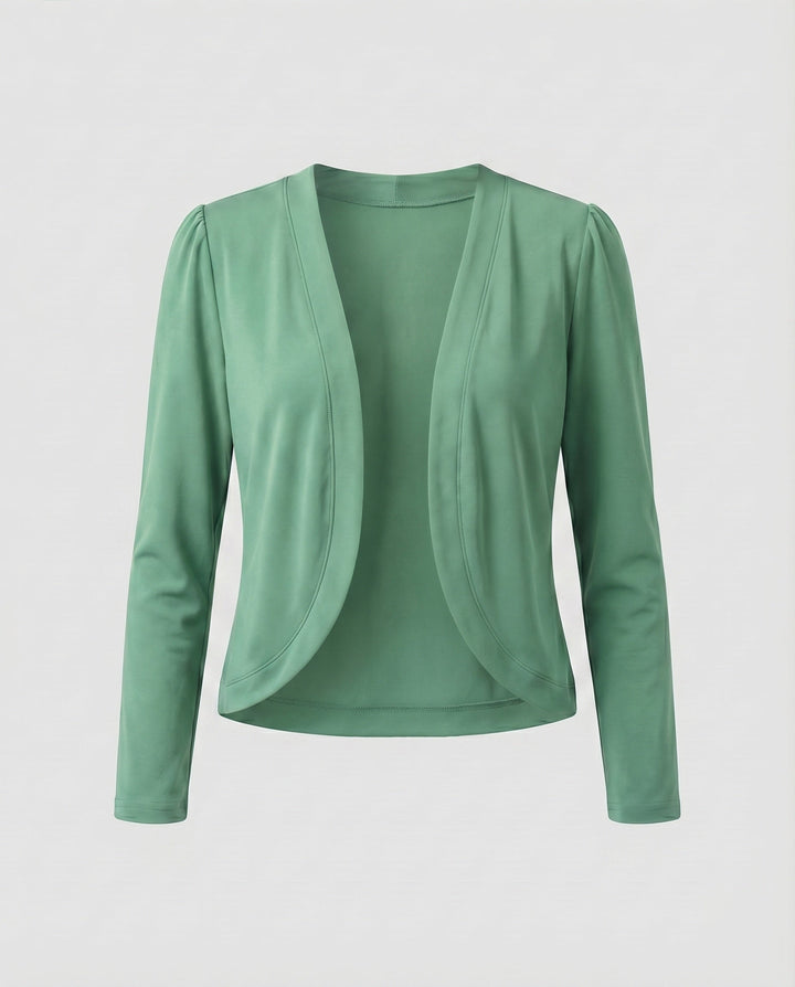 Camille | Bolero Blazer Shawl Collar Open Fitted