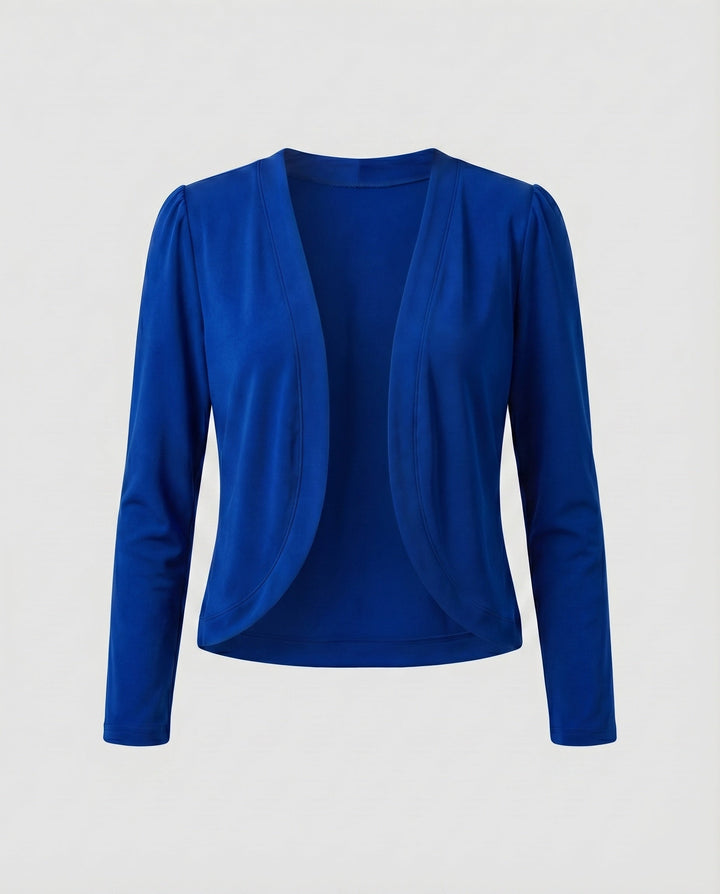Camille | Bolero Blazer Shawl Collar Open Fitted