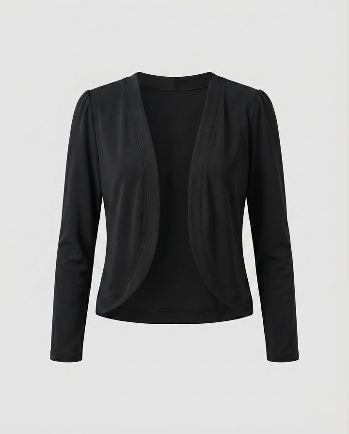 Camille | Bolero Blazer Shawl Collar Open Fitted
