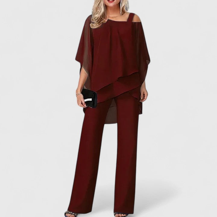 Jamie | Elegant Two-Piece Pant Set.