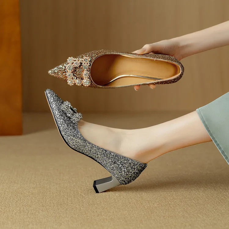 Jamie | Gloria Glitter Pumps