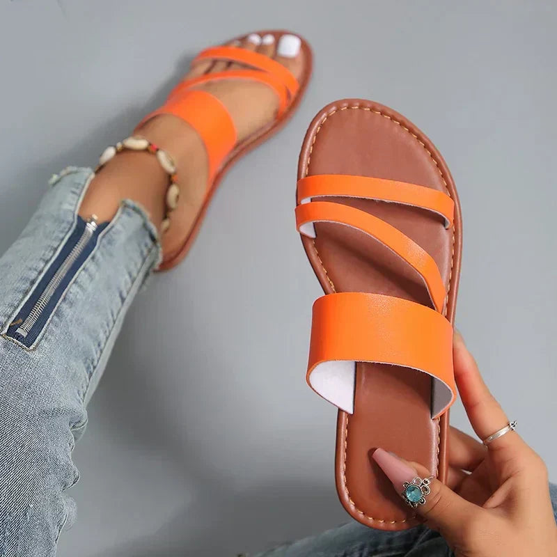 Stella | Comfy Casual Flat Sandals