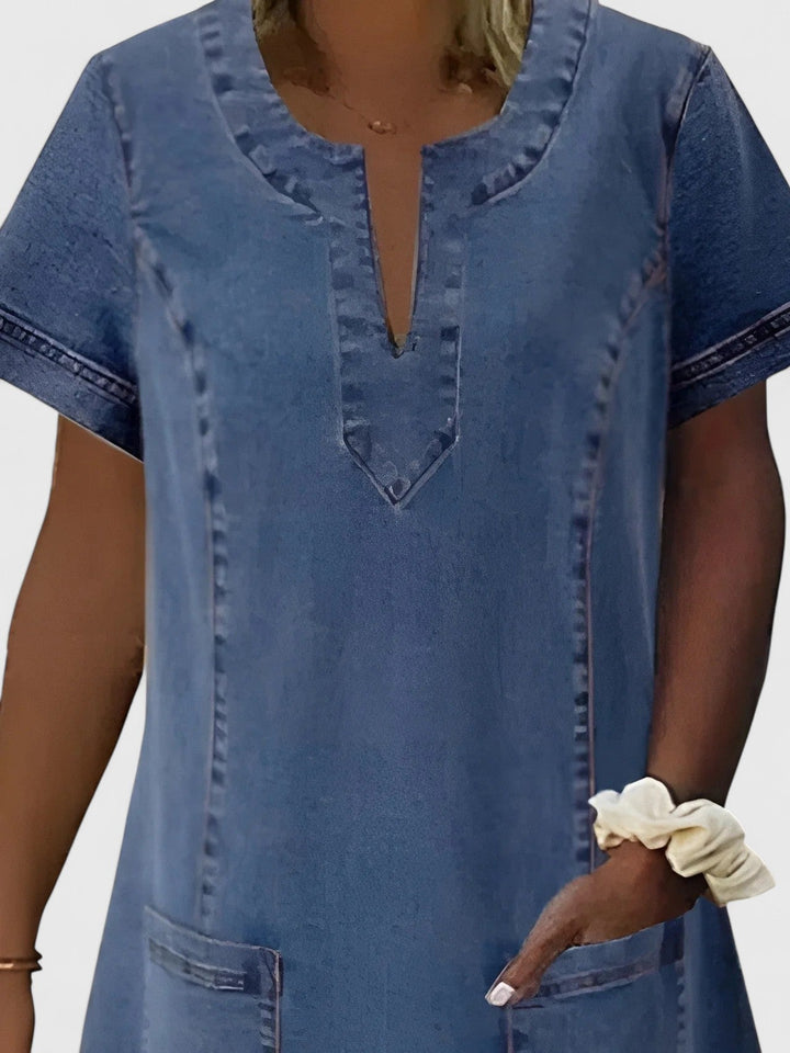 Jamie | Elegant Denim Dress
