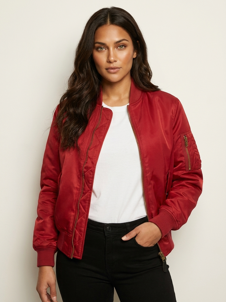 Julia | Classic Bomber Jacket