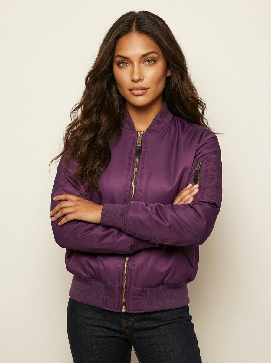 Julia | Classic Bomber Jacket