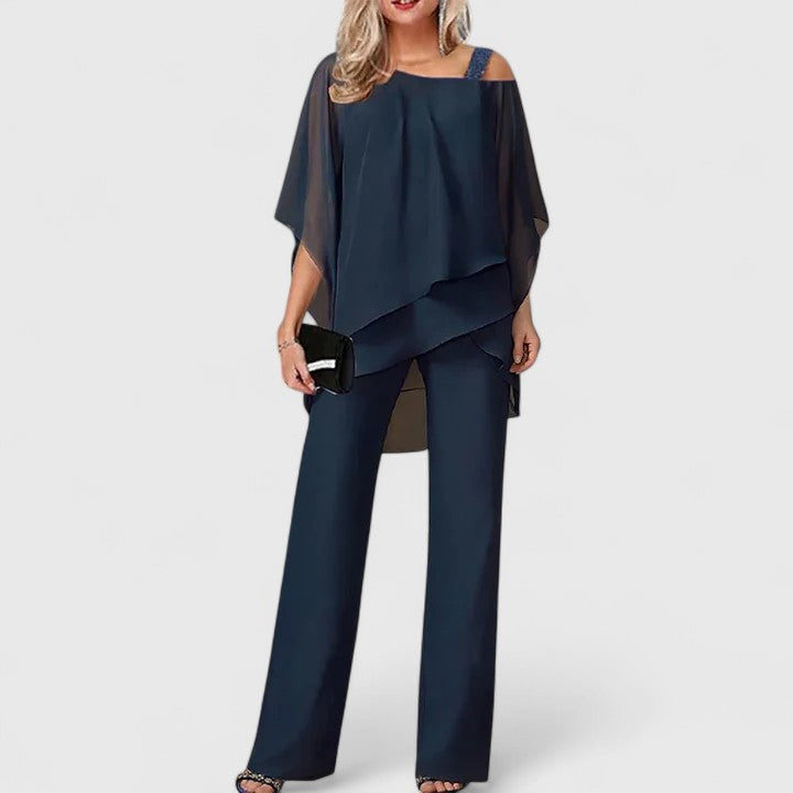 Jamie | Elegant Two-Piece Pant Set.