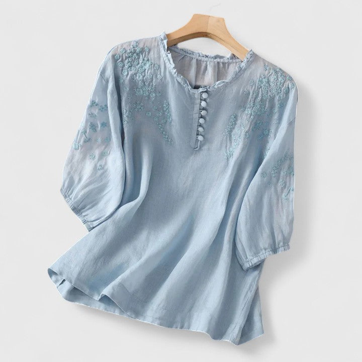 Jamie | Elegant Button-Front Blouse