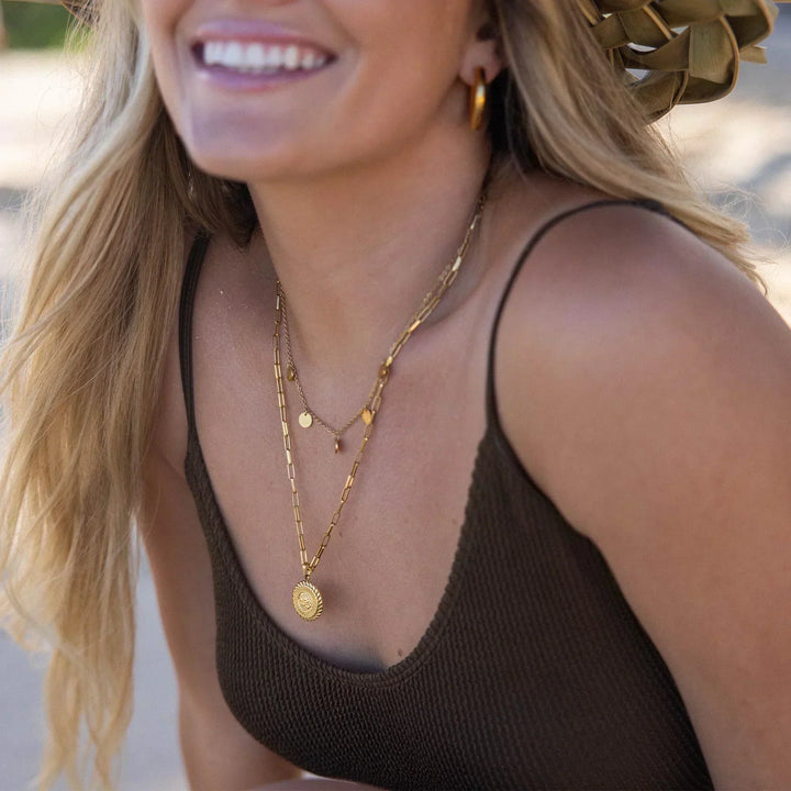 Jamie | Buddha 18k Gold Necklace