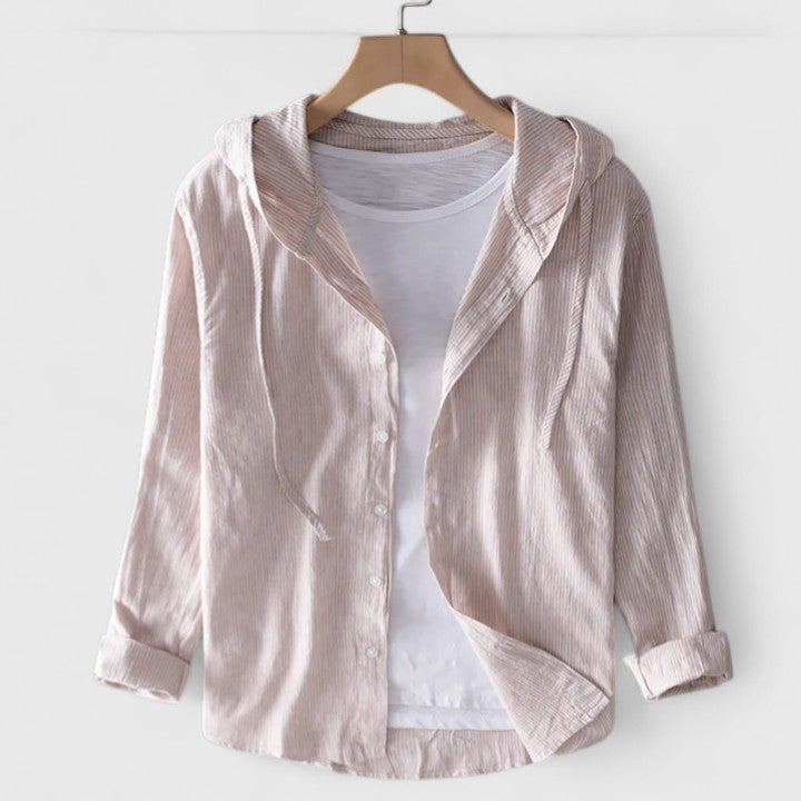 Jamie | Elegant Hooded Blouse