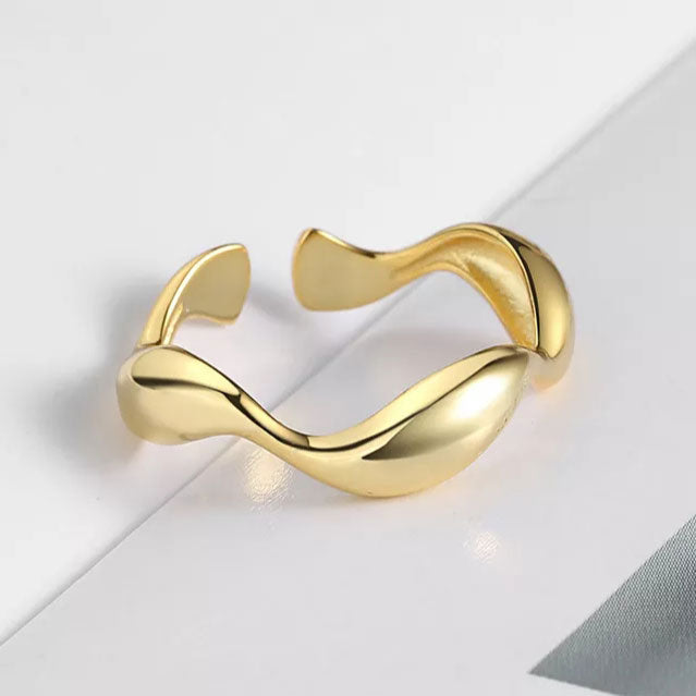 Jamie | Wave Ring 18K Gold