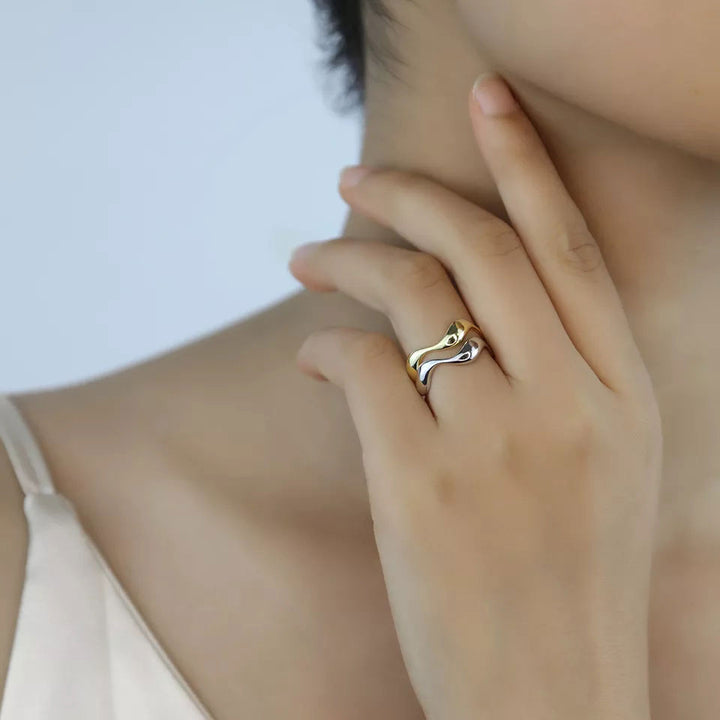 Jamie | Wave Ring 18K Gold