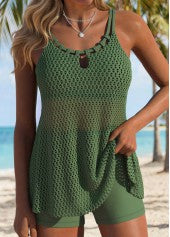 Celine | Tummy Coverage Ocean Life Print Tankini Set