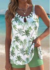 Celine | Tummy Coverage Ocean Life Print Tankini Set