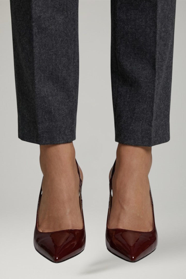 Evelyn | Women's Leather Sandals with Pointed Toe and Stiletto Heel