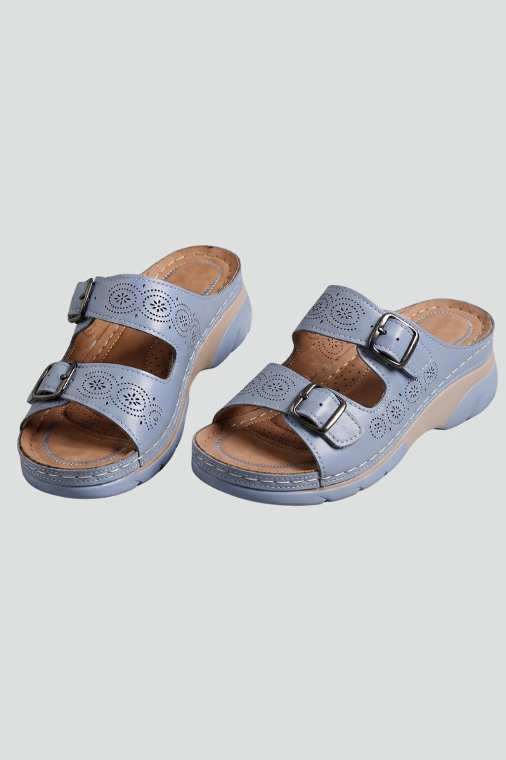 Aurora | Women's Orthopaedic Leather Sandals with Adjustable Strap