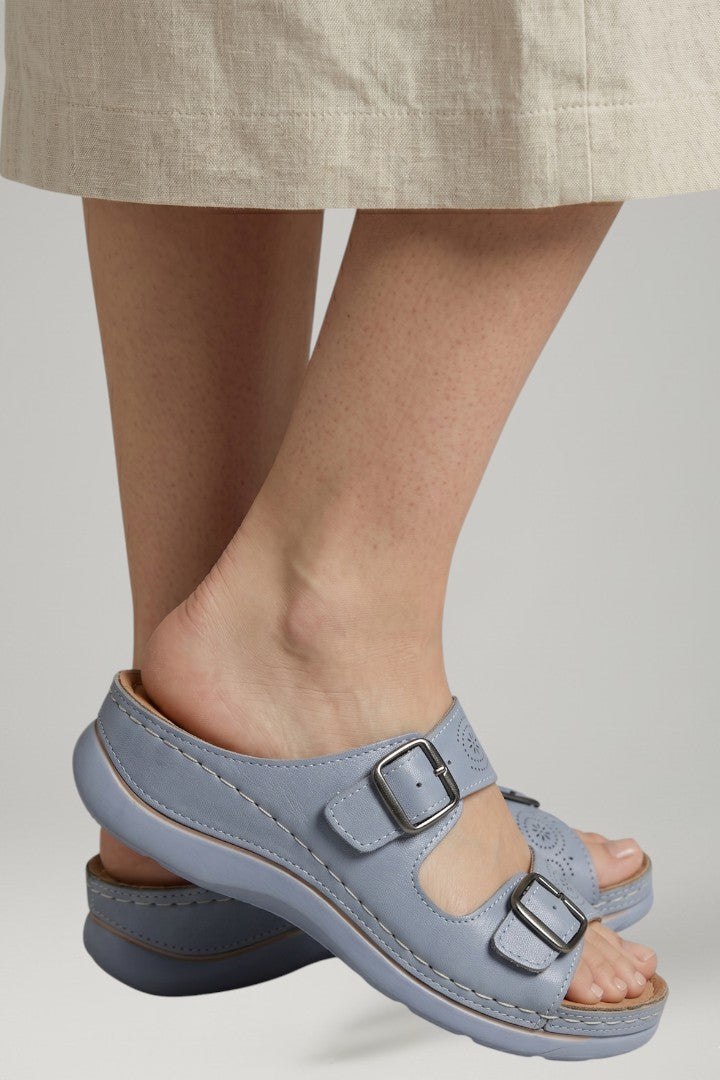 Aurora | Women's Orthopaedic Leather Sandals with Adjustable Strap
