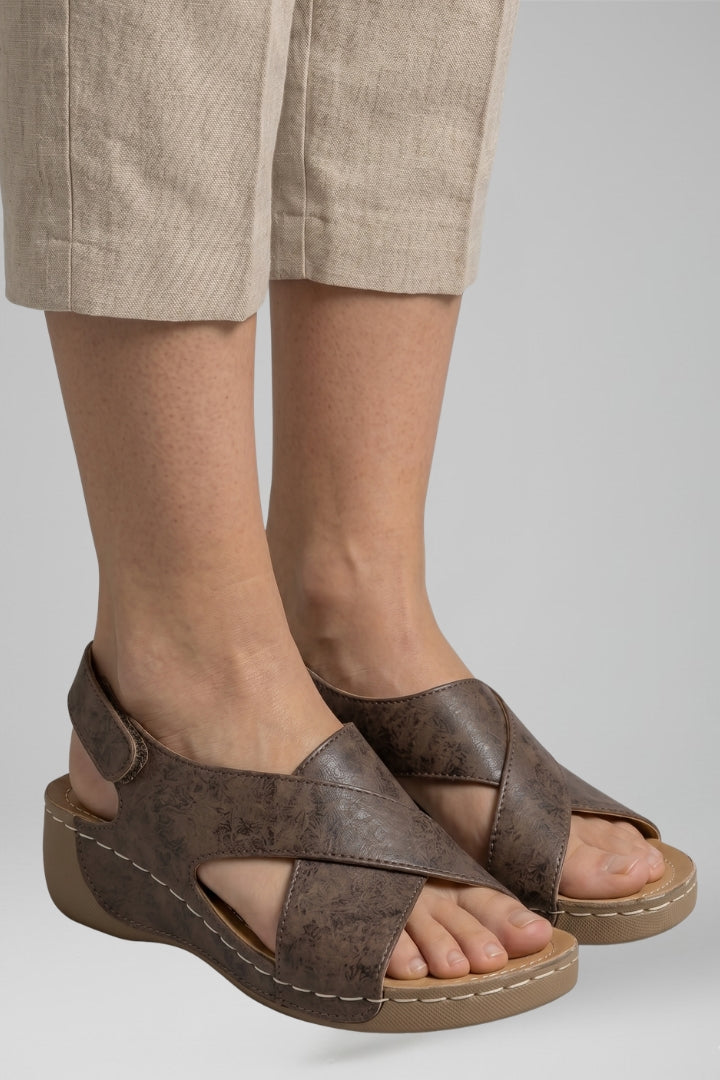 Sadie | Women's Platform Wedge Sandals with Wedge Heel