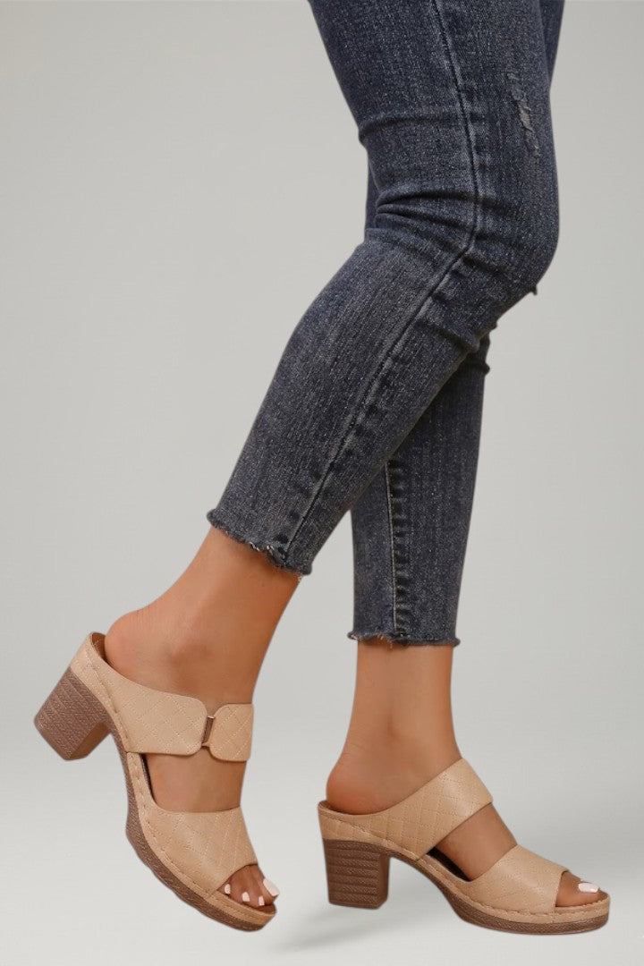 Maya | Women's Sandals with Adjustable Straps and Block Heel