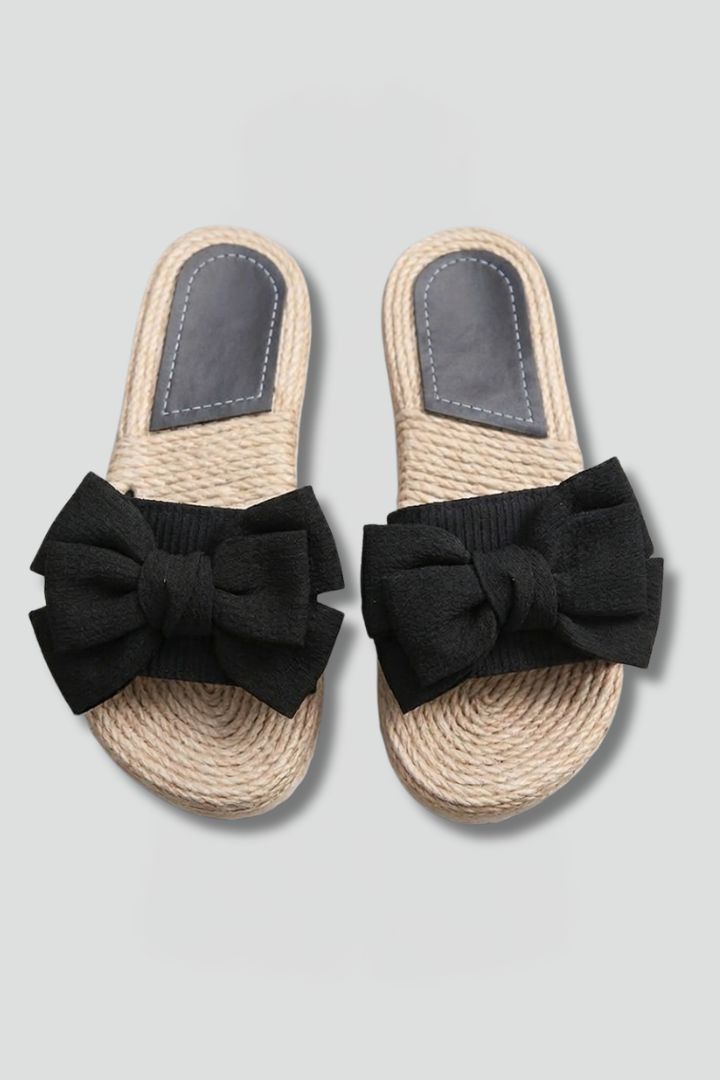 Olivia | Women’s Sandals with Bow Detail and Slip On