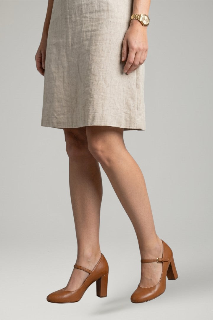 Lucy | Women's Sandals with Buckle Strap and Low Heel
