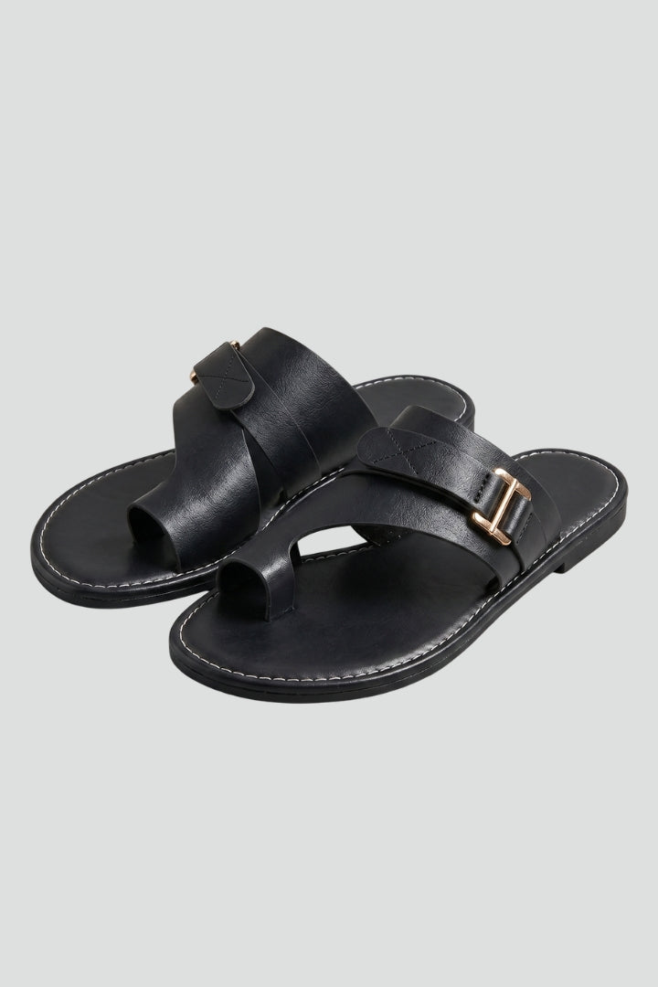 Natalie | Women's Sandals with Toe Loop and Adjustable Strap