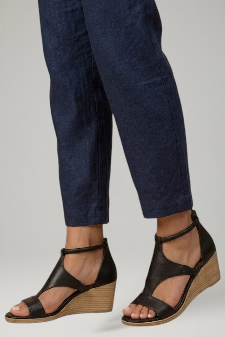Emma | Women's Wedge Sandals with T Strap and Cushioned Footbed