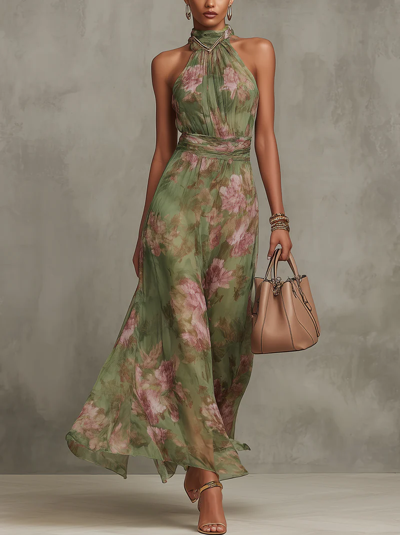 Faith™ | Elegant Floral Maxi Dress