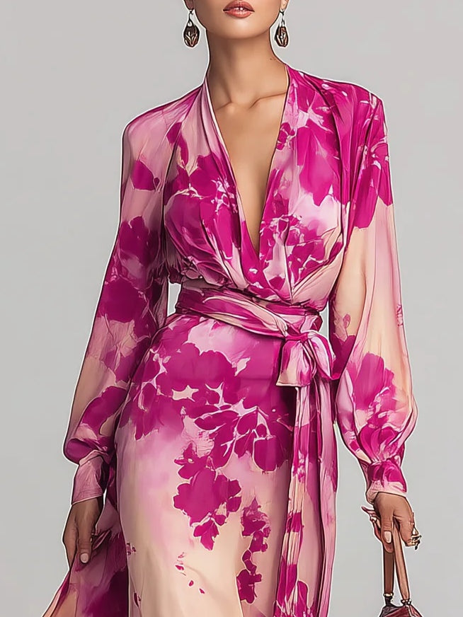 Olivia™ | Elegant Floral Maxi Dress