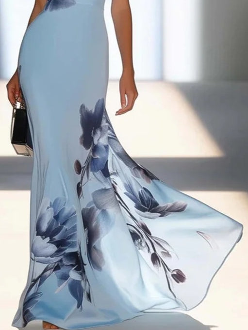 Hazel™ | Elegant Printed Maxi Dress