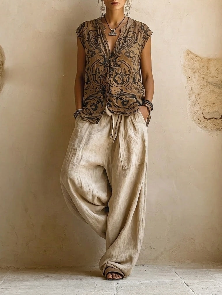 Arielle | Relaxed Linen Summer Set