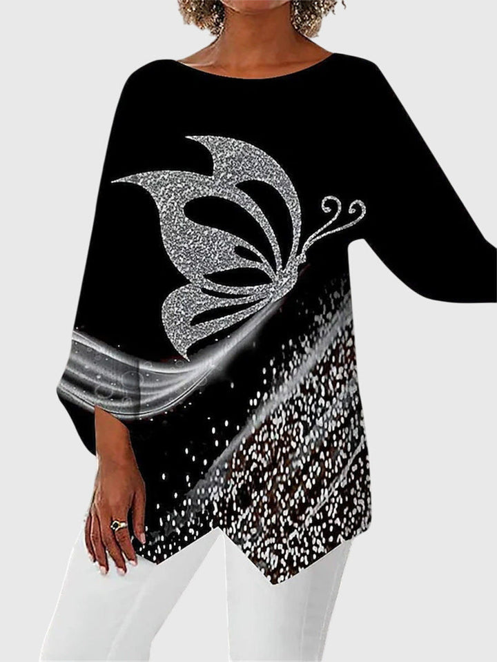 Jamie | Elegant Crew Neck Top