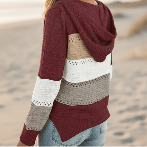 Lesley | Boho Patchwork Pullover Sweater