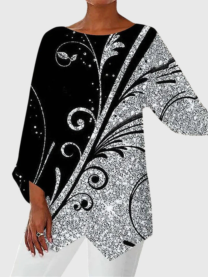 Jamie | Elegant Crew Neck Top