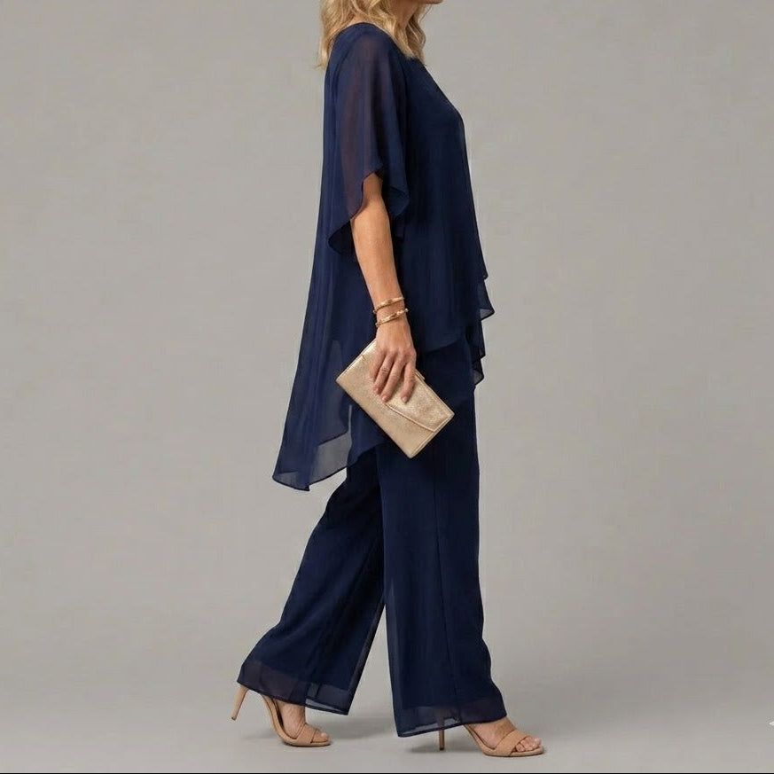 Elara | Two-Piece Palazzo Set — Relaxed Fit That Flatters Every Figure