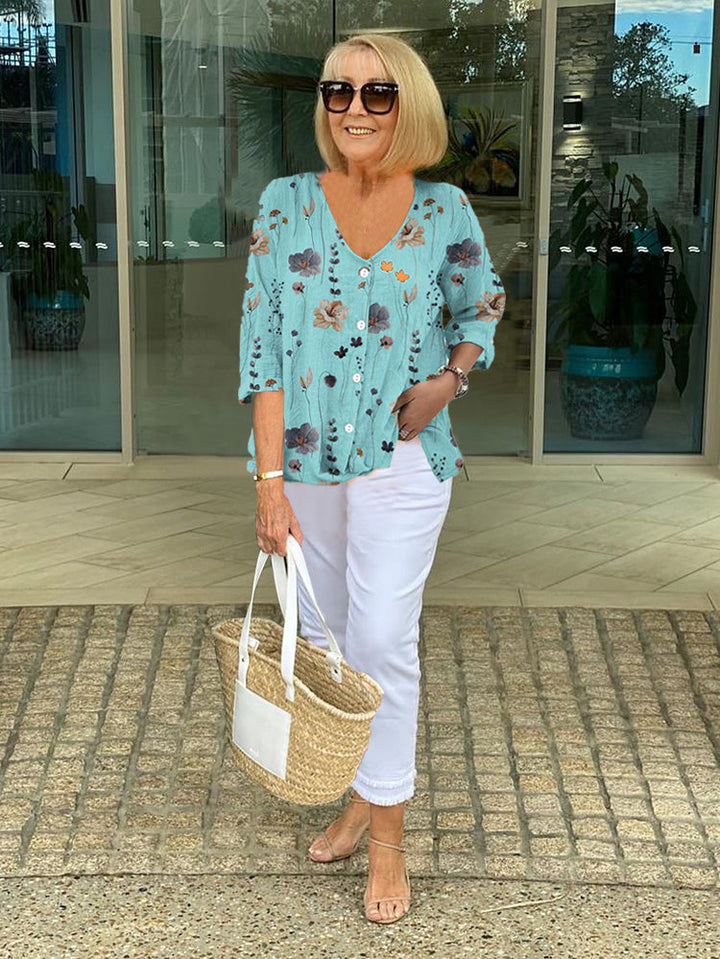 Louise | Women's Blouse Three-Quarter Sleeve