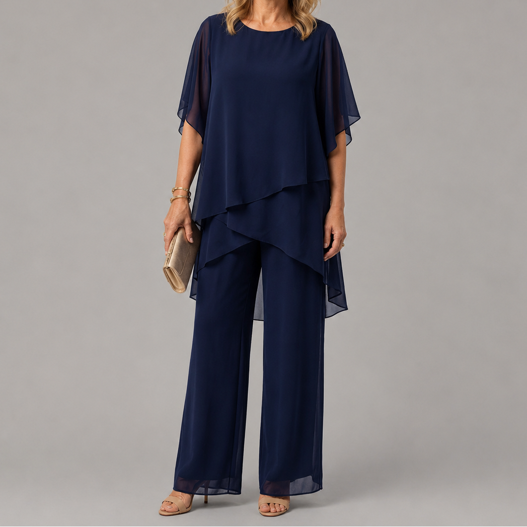 Elara | Two-Piece Palazzo Set — Relaxed Fit That Flatters Every Figure