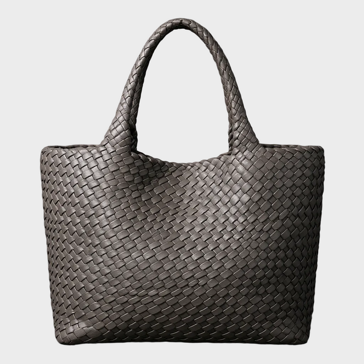 Yana Handwoven Leather Tote